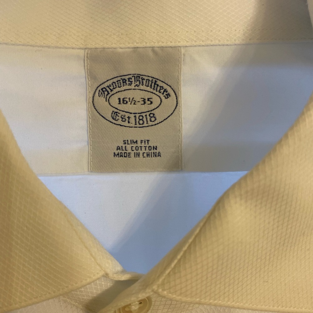 Brooks Brothers Bib-Front Spread Collar Tuxedo Shi